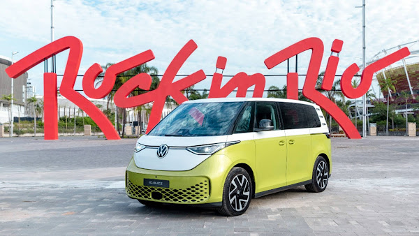 VW ID Buzz: Kombi está no stand da marca no Rock in Rio